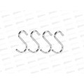 Крючки для рейлинга 4шт VETTA S-образный 481-021 г