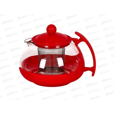 Чайник заварочный 750 мл, стекло, AL-55360 *36