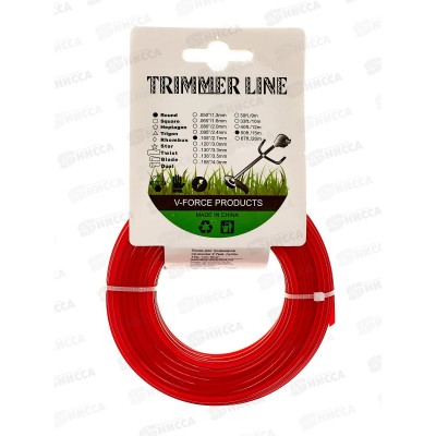 Леска для триммера, Премиум,круг 2,7 мм * 15м, AL-2036-5 *144 Леска для триммера, Премиум,круг 2,7 мм * 15м, AL-2036-5 *144