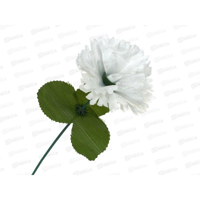 Цветы искусственные 25см гвоздика белая 1376821*20 Цветы искусственные 25см гвоздика белая 1376821*20