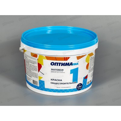 Краска для стен и потолков Оптималка-1 2,8кг *4