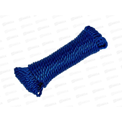 Веревка бельевая 10м х 5мм, цвет в ассортименте, AL-236 *10/500