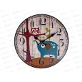 Часы настенные d-33см, AL-7012-2 *24