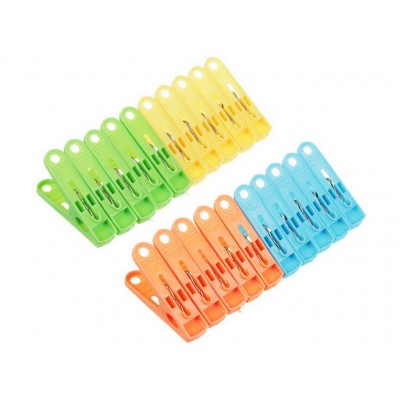 Прищепки 20 штук пластиковые, ВЕСЕЛЫЙ РОДЖЕР 453-001 *12 Прищепки 20 штук пластиковые, ВЕСЕЛЫЙ РОДЖЕР 453-001 *12