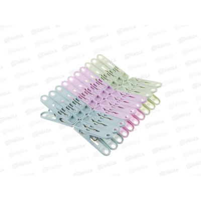 Прищепки 20 штук пластиковые, ВЕСЕЛЫЙ РОДЖЕР 453-001 *12