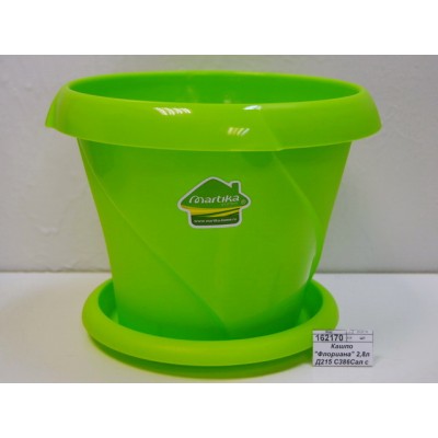 Кашпо &quotФлориана&quot 2,8л Д215 С386Сал с поддоном *24