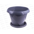 Кашпо &quotФлориана&quot 9,2л Д315 С388 Серое *10