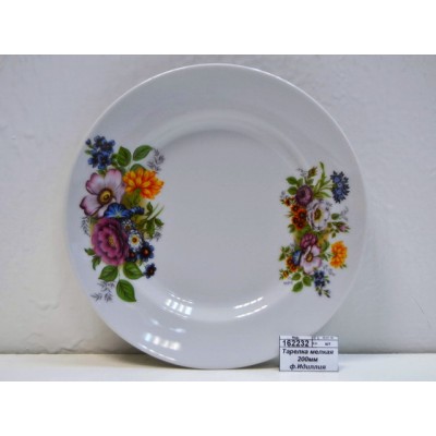 Тарелка мелкая 200мм ф.Идиллия Букет цветов 4С0173 *20
