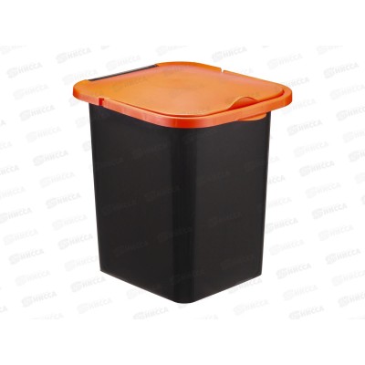 Контейнер для мусора 18л ПУРО оранжевый М2475 *8 Контейнер для мусора 18л ПУРО оранжевый М2475 *8