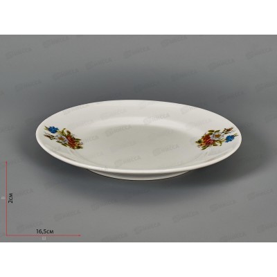 Тарелка мелкая 170мм фарфор Идиллия Букет цветов 4С0320 *20 Тарелка мелкая 170мм фарфор Идиллия Букет цветов 4С0320 *20