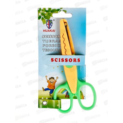 Ножницы AL-5064 11.5см зиг-заг *24/480 Ножницы AL-5064 11.5см зиг-заг *24/480