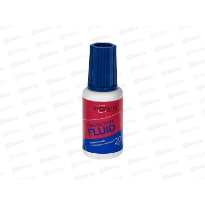 Корректирующая жидкость inФОРМАТ 20мл водная основа, CF-20 *10/120 Корректирующая жидкость inФОРМАТ 20мл водная основа, CF-20 *10/120
