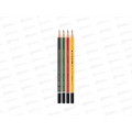 Карандаш чернографитный  inФОРМАТ Zebra НВ шестигранный с заточкой, PGNBZ-HB *144 Карандаш чернографитный  inФОРМАТ Zebra НВ шестигранный с заточкой, PGNBZ-HB *144