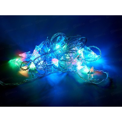 Гирлянда электрическая, новогодняя 4,5 м., 28 диодов, прозрач. провод, разноцв., 220В, 50Гц, AL-3720 *150 Гирлянда электрическая, новогодняя 4,5 м., 28 диодов, прозрач. провод, разноцв., 220В, 50Гц, AL-3720 *150