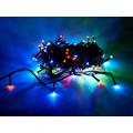 Гирлянда электрическая, новогодняя 9,3 м., 100 диодов, черный провод, красный цв., 220В, 50Гц, AL-3724-2 *100