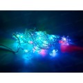 Гирлянда электрическая, новогодняя 4,5 м., 28 диодов, прозрач. провод, разноцв., 220В, 50Гц, AL-3751 *100