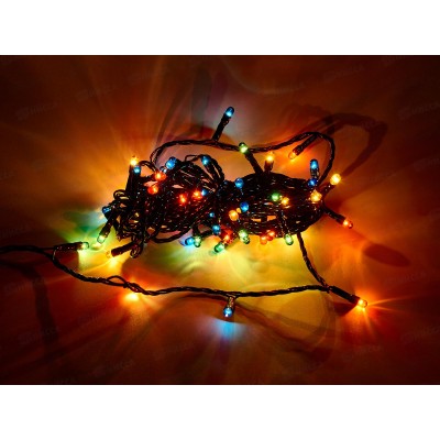 Гирлянда электрическая, новогодняя 4 м., 60 ламп, черный провод, разноцв., 220В, 50Гц, AL-8007-1-1 *100 Гирлянда электрическая, новогодняя 4 м., 60 ламп, черный провод, разноцв., 220В, 50Гц, AL-8007-1-1 *100