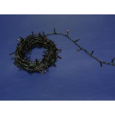 Гирлянда электрическая, новогодняя 7,5 м., 200 ламп, черный провод, разноцв., 220В, 50Гц, AL-8007-5 *100 Гирлянда электрическая, новогодняя 7,5 м., 200 ламп, черный провод, разноцв., 220В, 50Гц, AL-8007-5 *100