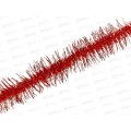 Новогоднее украшение: Мишура, 6см. х 2м., AL-8107 красный *1200