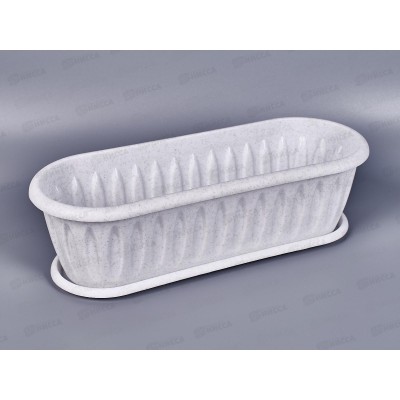 Кактусница Фелиция мраморный с поддоном С176М *24 Кактусница Фелиция мраморный с поддоном С176М *24