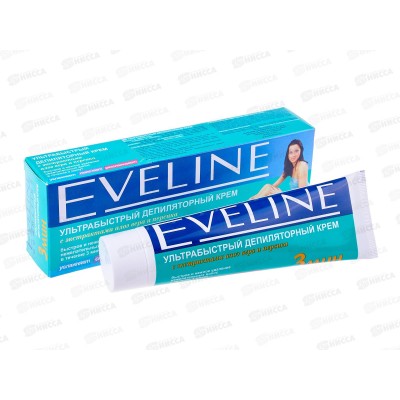 ЭВЕЛИН крем 100 мл для депиляции 3мин С экстрактом алоэ и персика ЭВЕЛИН крем 100 мл для депиляции 3мин С экстрактом алоэ и персика