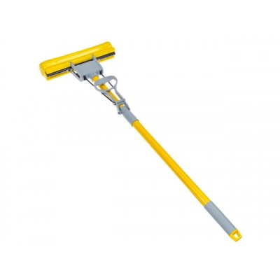 Швабра VETTA с насадкой ПВА, телескопический черенок 120см 1 рядный ролик, 444-306  г