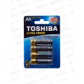 Батарейки ТОШИБА LR6 Alpha Power, BP4 *4/48/192 Батарейки ТОШИБА LR6 Alpha Power, BP4 *4/48/192