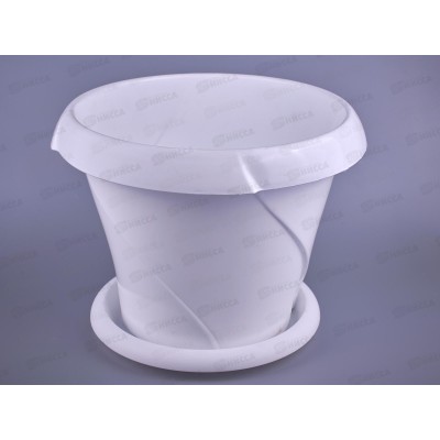 Кашпо &quotФлориана&quot 9,2л Д315 белое С388 белый *10