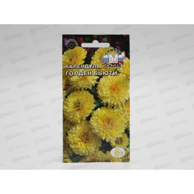 Календула Голден Бьюти (золотисто-желтая) (Евро,1) *10 СеДек Календула Голден Бьюти (золотисто-желтая) (Евро,1) *10 СеДек