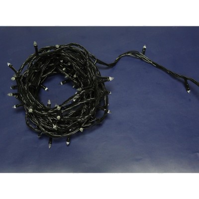 Гирлянда электрическая, новогодняя 9,3 м., 100 диодов, черный провод, синий цв., 220В, 50Гц, AL-3725 *100 Гирлянда электрическая, новогодняя 9,3 м., 100 диодов, черный провод, синий цв., 220В, 50Гц, AL-3725 *100