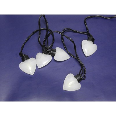 Гирлянда 5м "Сердца" LED20 черная нить мультицвет AL-3729 *20 Гирлянда 5м "Сердца" LED20 черная нить мультицвет AL-3729 *20