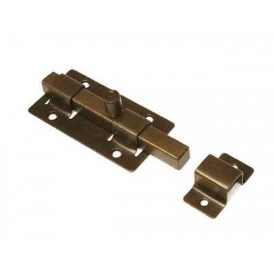 Задвижка дверная ЗД-06 полимер бронза *20 Задвижка дверная ЗД-06 полимер бронза *20