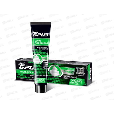 БРИЗ EG complex крем для бритья интенсивное увлажнение 75мл *16 БРИЗ EG complex крем для бритья интенсивное увлажнение 75мл *16