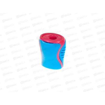 Точилка MAZARI Glossy, 1отверствие, контейнер, ассорти 5 цветов, M-6658 *42/420/840