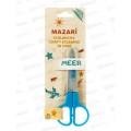 Ножницы детские MAZARI M-5611 120мм Meer нержавеющая сталь, закругленные, *24/384 Ножницы детские MAZARI M-5611 120мм Meer нержавеющая сталь, закругленные, *24/384