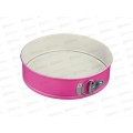 Форма для выпечки 26*7см КРУГ разъемная  КТ-ФВ-К26Ф Фуксия керамика