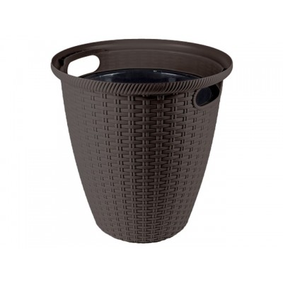 Кашпо напольное Ротанг D328 20л Венге ING50020