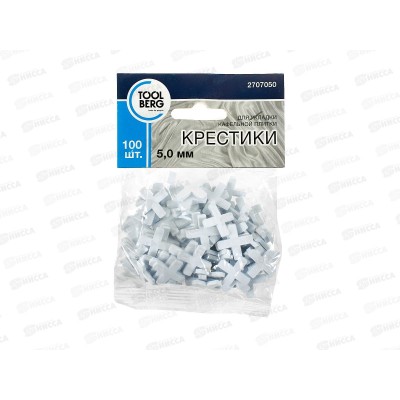 Крестики для кафеля 5мм 100штук 2707050 *50 Крестики для кафеля 5мм 100штук 2707050 *50