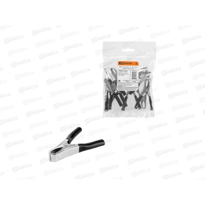 Зажим крокодил TDM ЗК 15А 75мм черный (10шт), 0012 Зажим крокодил TDM ЗК 15А 75мм черный (10шт), 0012