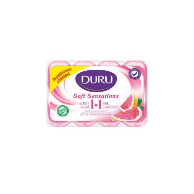 ДУРУ крем-мыло 4*80г розовый грейпфрут *12