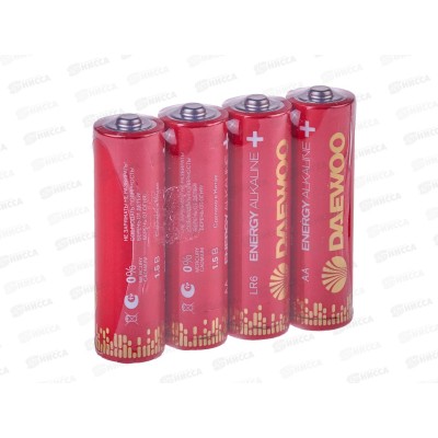 Батарейки ДЭУ LR6 Energy Alkaline *4/96/384 Батарейки ДЭУ LR6 Energy Alkaline *4/96/384