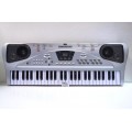 Синтезатор ZYB-В0694-2 с микрофоном, 54кл, в/к  гб *6