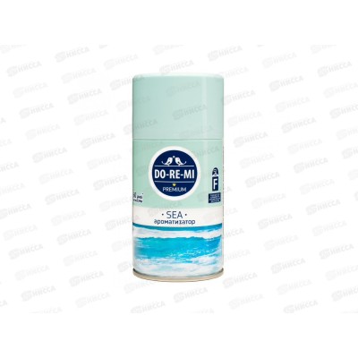 ДО-РЕ-МИ ПРЕМИУМ освежитель Дыхание моря запасной баллон 250мл  *12