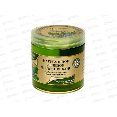 Целебные Рецепты Зеленое мыло для бани 500мл *12 Целебные Рецепты Зеленое мыло для бани 500мл *12