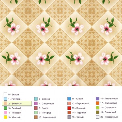 Клеенка на тканевой основе Колорит Арт. 924/2 Клеенка на тканевой основе Колорит Арт. 924/2