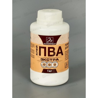 Клей ПВА Обнинск(банка) &quotЭкстра&quot 1,0кг 12-1000-00 *6