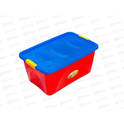 Ящик для игрушек ПИКОЛО 44л на колесах С834-01-000 *3 Ящик для игрушек ПИКОЛО 44л на колесах С834-01-000 *3