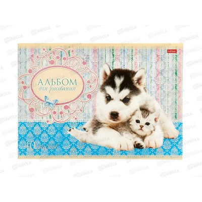 Альбом д/рис.40л Hatber Маленькие друзья 004128 *7/35 Альбом д/рис.40л Hatber Маленькие друзья 004128 *7/35