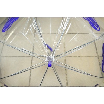 Зонт-трость 87см пластмассовая ручка полимер (44738) *60 Ж Зонт-трость 87см пластмассовая ручка полимер (44738) *60 Ж