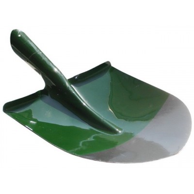 Лопата штыковая (рельсовая сталь) зеленая без черенка (БРОНЯ) *12 Лопата штыковая (рельсовая сталь) зеленая без черенка (БРОНЯ) *12